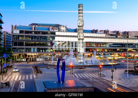 Sergels torg square,a Stoccolma Foto Stock