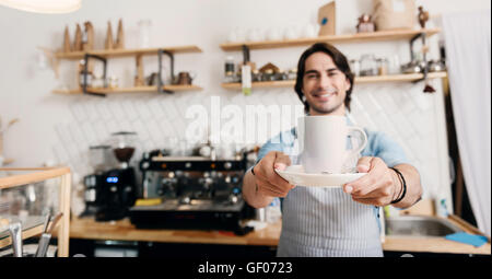 Caffetteria moderna azienda Foto Stock