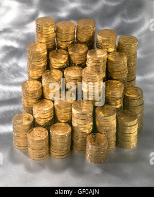 British Pound sterling monete Foto Stock