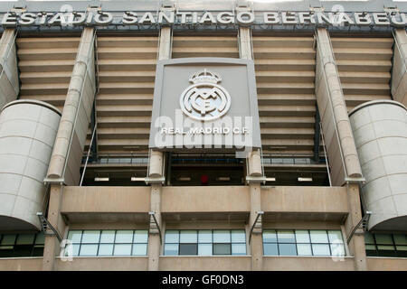 Stadio Santiago Bernabeu di Madrid - Spagna Foto Stock