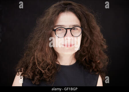 Arsinée Khanjian, attrice e produttore di film, visto durante il festival in Italia nel mese di luglio 2016 Foto Stock