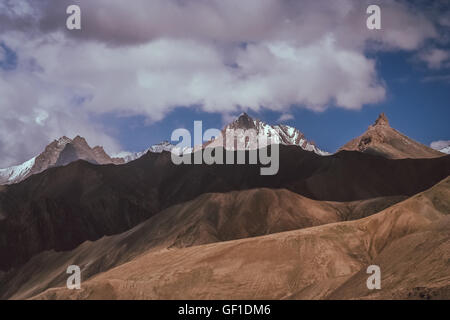 Bellissimo paesaggio nella zona remota del Tibet occidentale Foto Stock