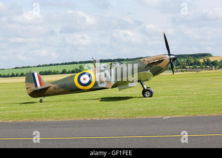 Spitfire Mk 1 N3200 al Flying Legends RAF Duxford Foto Stock