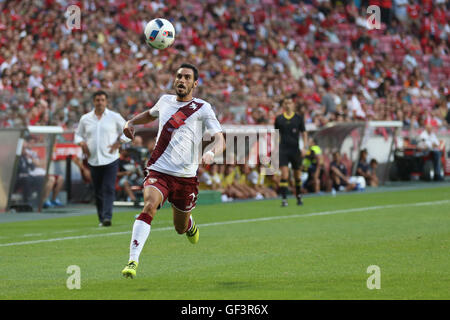 Lisbona, Portogallo. 27 Luglio, 2016. Torino defender Davide Zappacosta Credito: Alexandre Sousa/Alamy Live News Foto Stock