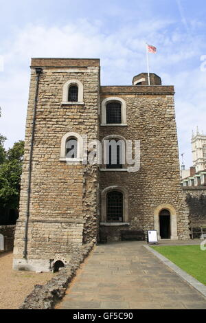 Jewel Tower (da PRW), il Parlamento Green, Londra, Inghilterra, Gran Bretagna, Regno Unito, Gran Bretagna, Europa Foto Stock