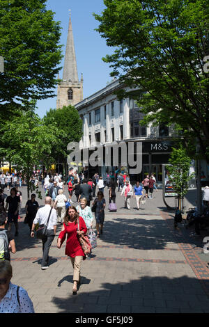 Il Lister Gate, Nottingham City Centre Foto Stock