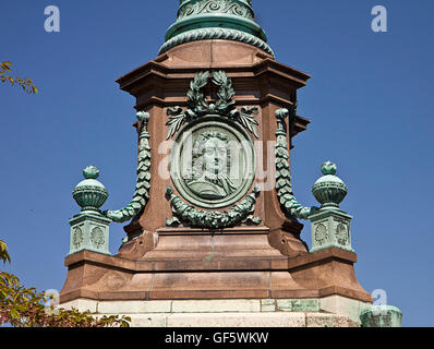 Ivar Huitfeldt colonna da 1886 a Langelinie a Copenhagen, Danimarca Foto Stock