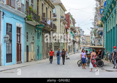 Havana Centrale (Centro Habana), Havana, Cuba Foto Stock