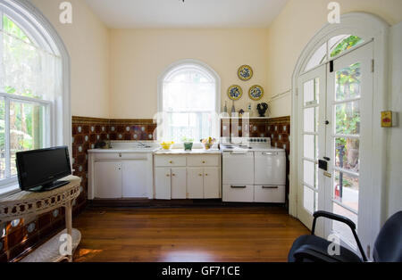 KEY WEST, FLORIDA, Stati Uniti d'America - 03 Maggio 2016: La cucina di Ernest Hemingway House di Key West in Florida. Foto Stock