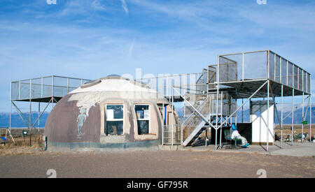 UFO torre di guardia in Hooper Colorado Foto Stock