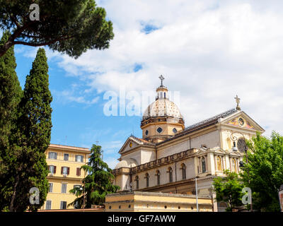 San Gioacchino in Prati chiesa / Chiesa di San Gioacchino in Prati - Roma, Italia Foto Stock