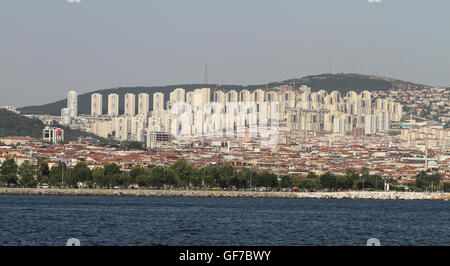 Immobili nel quartiere Maltepe, città di Istanbul, Turchia Foto Stock