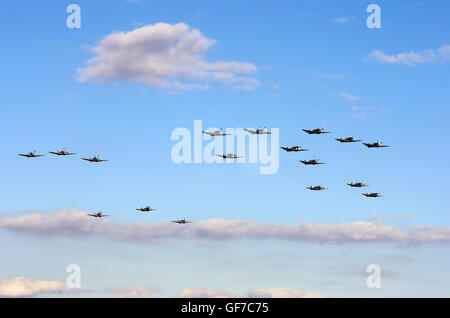 Vickers Supermarine Spitfire a Duxford Foto Stock