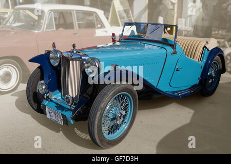 Antique auto MG TC 1947 Foto Stock