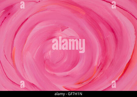 Colore rosa arte dipinta texture di sfondo Foto Stock