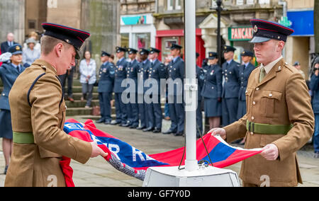 Servizi per festeggiare Moray delle Forze Armate. Foto Stock