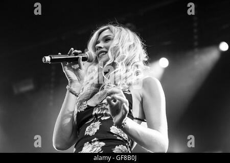 Joss Stone live al Blues'n Jazz Festival, Rapperswil Jona, Svizzera Foto Stock