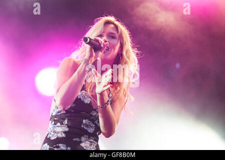 Joss Stone live al Blues'n Jazz Festival, Rapperswil Jona, Svizzera Foto Stock