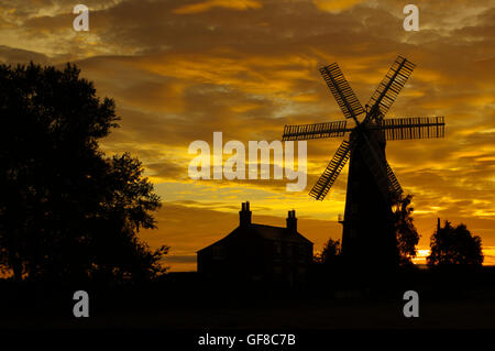 Alford cinque il mulino a vento di vela, Lincolnshire, Foto Stock