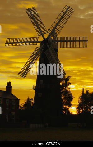 Alford cinque il mulino a vento di vela, Lincolnshire, Foto Stock