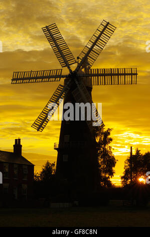 Alford cinque il mulino a vento di vela, Lincolnshire, Foto Stock