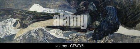 Mikhail Vrubel - demone volante Foto Stock
