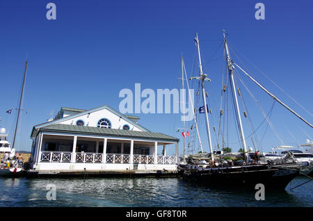 Sardegna, Porto Rotondo Yacht Club Foto Stock