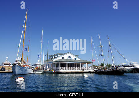 Sardegna, Porto Rotondo Yacht Club Foto Stock