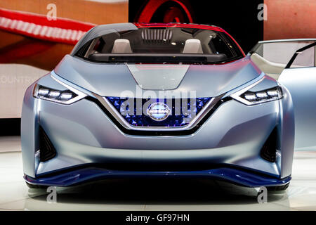 Gli ID di Nissan Concept Car. Prese a 86º International Auto Show, Ginevra Foto Stock