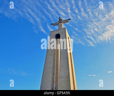 Statua di Gesù Cristo a Lisbona, Portogallo Foto Stock