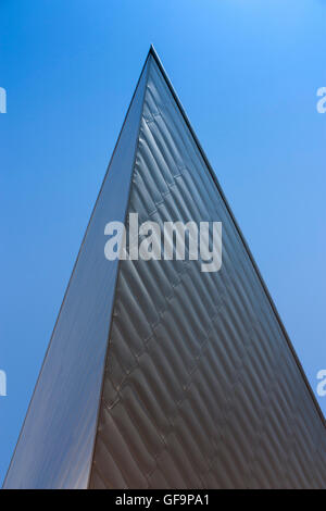 Tetto a punta del museo di Denver in Colorado Foto Stock