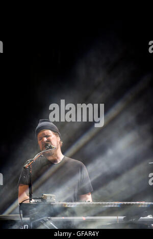 Charlton Park, Regno Unito. 29 Luglio, 2016. John Grant suona al festival Womad, 29 luglio 2016. Credito: Adam Gasson/Alamy Live News Foto Stock