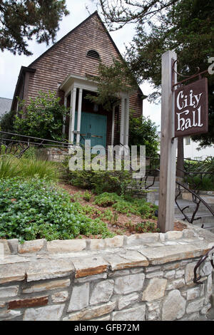 Carmelo City Hall, Monterey County Foto Stock