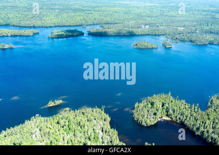 Campagna ontario canada natura vedute aeree lake forest Foto Stock
