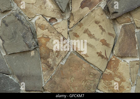 Muro fatto di pietre Foto Stock