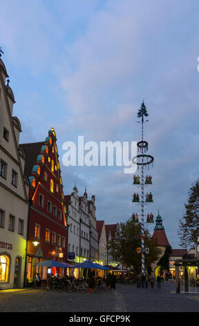 Weiden in der Oberpfalz: Piazza del Mercato, in Germania, in Baviera, Baviera, Oberpfalz, Palatinato superiore Foto Stock
