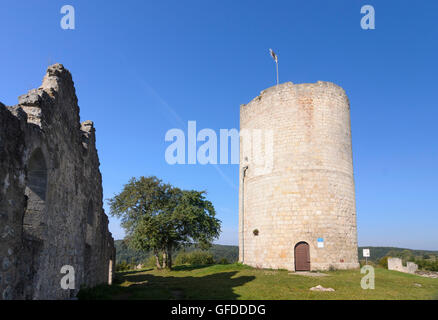 Kallmünz: mantenere di Kallmünz Castle, in Germania, in Baviera, Baviera, Oberpfalz, Palatinato superiore Foto Stock