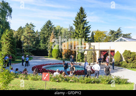 Beograd, Belgrado: Casa dei fiori ( mausoleo di Josip Broz Tito ) presso il Museo di Storia jugoslava, Serbia, , Foto Stock