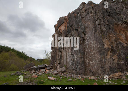 Scogliere calcaree a Cheddar Gorge. Foto Stock