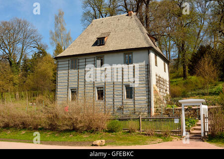 Goethes Gartenhaus a Weimar Foto Stock