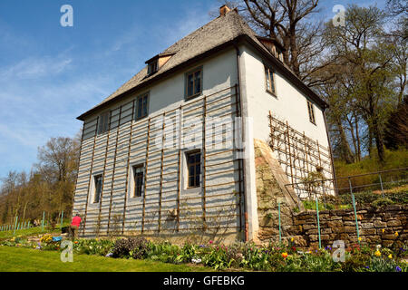 Goethes Gartenhaus a Weimar Foto Stock