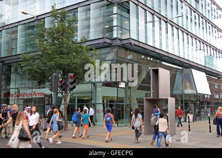 Esercito della salvezza la Sede Centrale Internazionale, Queen Victoria Street, Londra, Inghilterra, Gran Bretagna, Regno Unito, Gran Bretagna, Europa Foto Stock