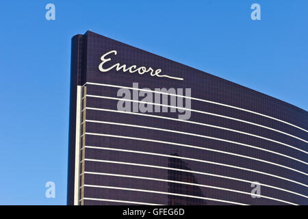 Las Vegas - Circa il luglio 2016: Encore at Wynn Las Vegas Strip, la sorella Resort del Wynn di Las Vegas I Foto Stock