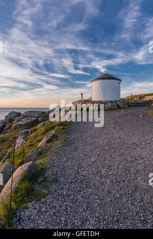 Capanna capannone a Lands End, Cornwall Foto Stock
