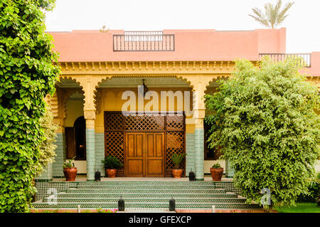 La Casa Rossa lussuoso Riad di Marrakech, Marocco Foto Stock