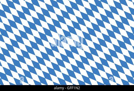 Il Bayern diamanti sfondo blu Oktoberfest Illustrazione Vettoriale
