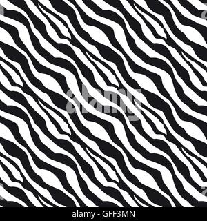 Texture Zebra Pattern Illustrazione Vettoriale