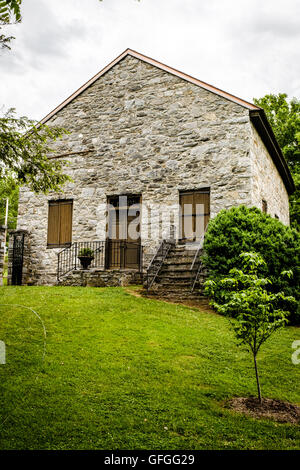 La vecchia cappella & Burwell cimitero, Millwood, Virginia Foto Stock