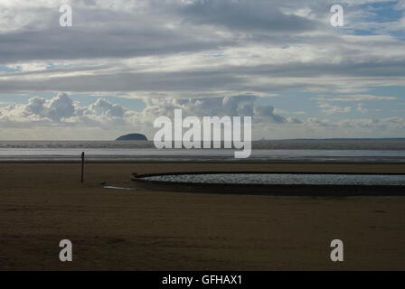 Ripida Holm Island, da Weston Super Mare, Somerset Foto Stock