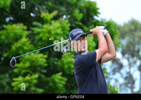 Chonburi, Thailandia. 31 Luglio, 2016. Mark Foster di Inghilterra player in Coppa del Re 2016 a Phoenix Gold Golf & Country Club Pattaya sulla luglio 31, 2016 in Chonburi, Thailandia. Credito: Chatchai Somwat/Alamy Live News Foto Stock